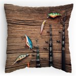 Polštářek s potiskem Rybářský stůl