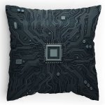 Polštářek s potiskem Socket in the dark