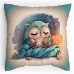 Polštářek s potiskem Sovička Vodovky