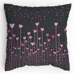 Polštářek s potiskem Srdcovka