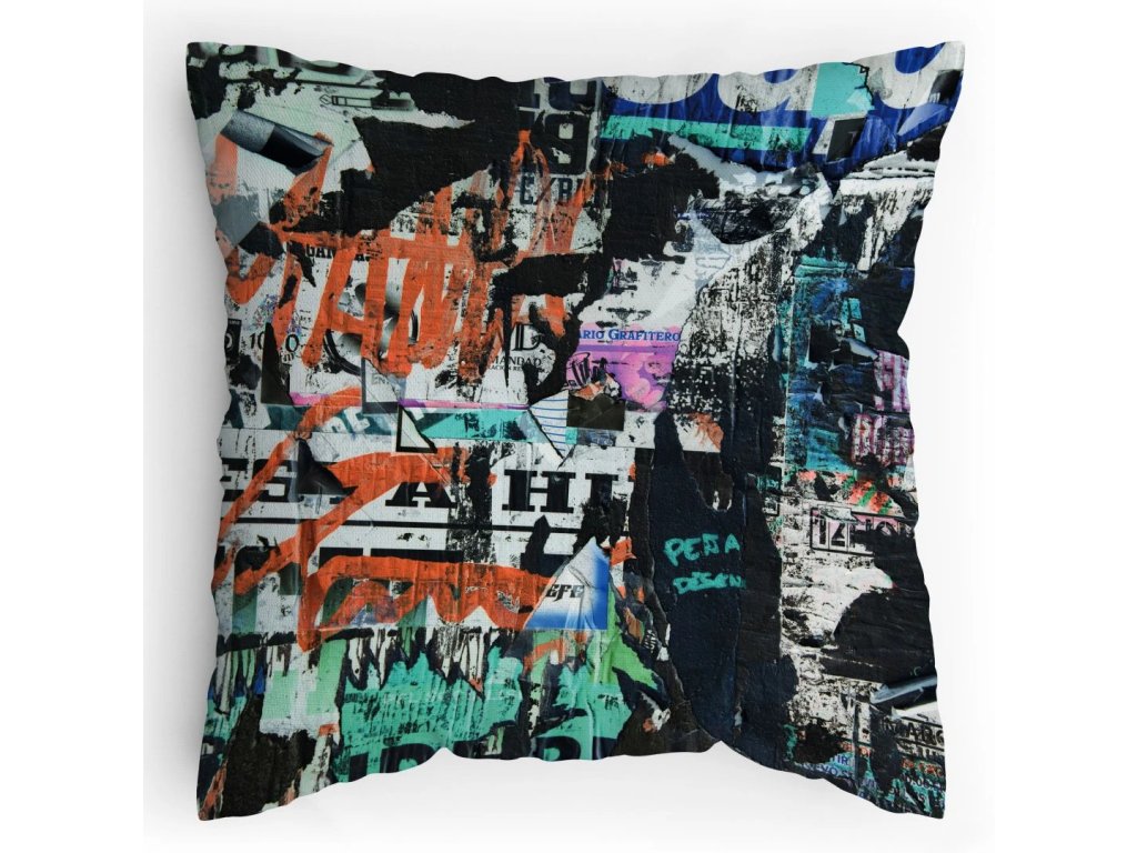 Polštářek s potiskem Staré reklamy