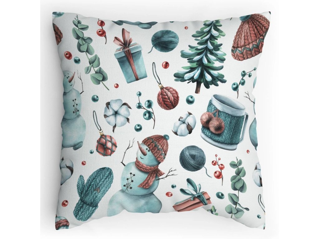 Polštářek s potiskem Sváteční textura