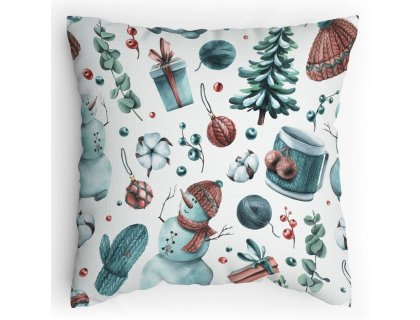 Polštářek s potiskem Sváteční textura