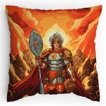 Polštářek s potiskem Svatý Florián DC styl