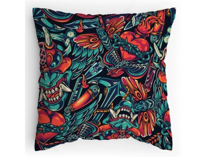 Polštářek s potiskem Tattoo