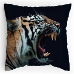 Polštářek s potiskem Tygr, jakože fakt velkej!