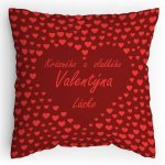 Polštářek s potiskem Valentýnka 1