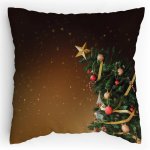 Polštářek s potiskem Vánoční stromeček