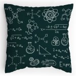 Polštářek s potiskem Věda