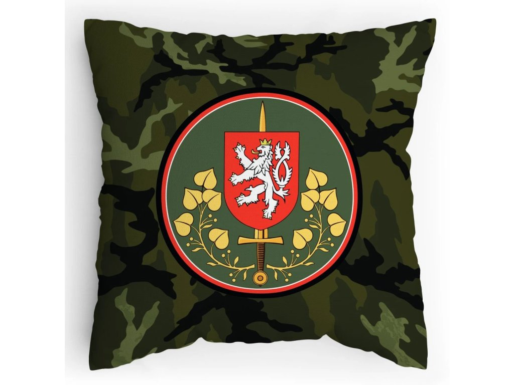 Polštářek s potiskem Velitelství pozemních sil