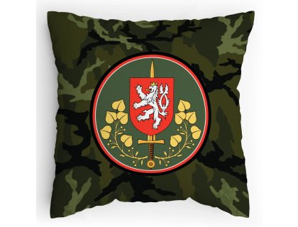 Polštářek s potiskem Velitelství pozemních sil