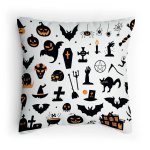 Polštářek s potiskem Veselý Halloween
