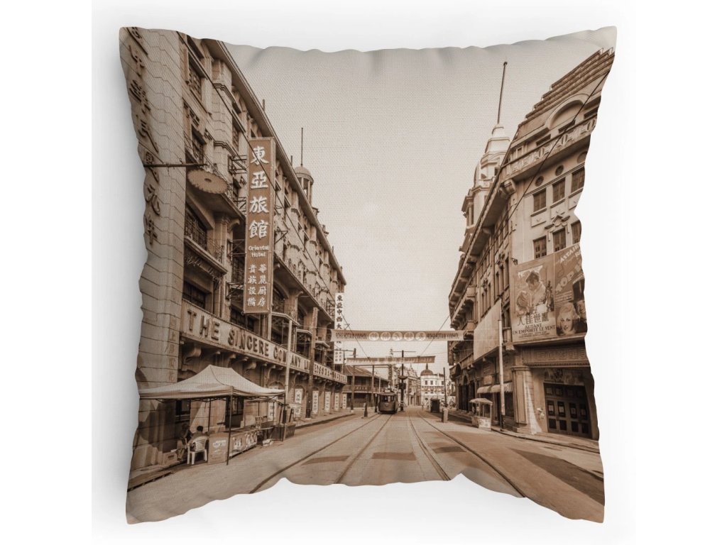 Polštářek s potiskem Vůně starých ulic