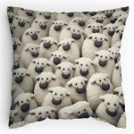 Polštářek s potiskem Vykulené ovce