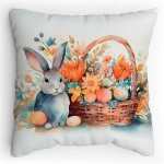 Polštářek s potiskem Zajíček vodovky