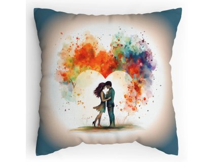 Polštářek s potiskem Zamilování