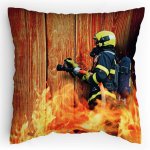 Polštářek s potiskem Zásah