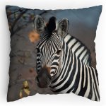 Polštářek s potiskem Zebra