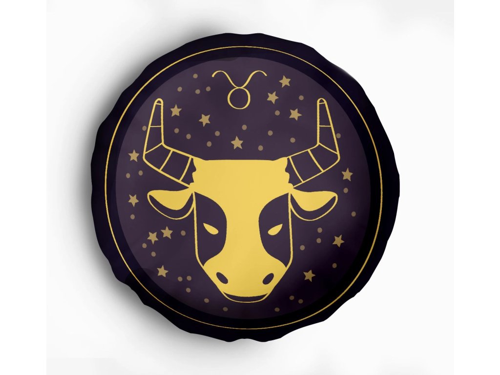 Polštářek s potiskem znamení  Býk DB