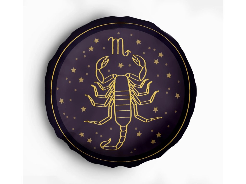 Polštářek s potiskem znamení  Štír DB