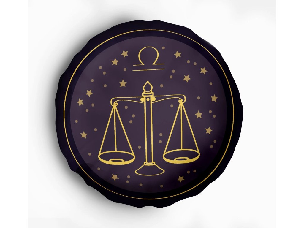 Polštářek s potiskem znamení  Váhy DB