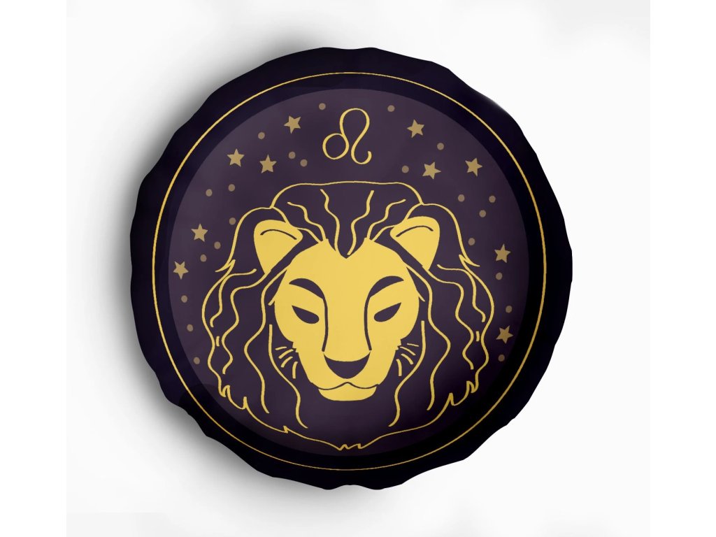 Polštářek s potiskem znamení Lev DB