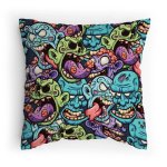 Polštářek s potiskem Zombie
