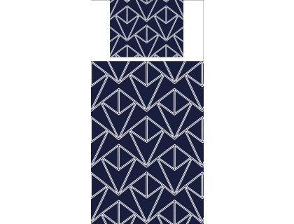 Povlečení s potiskem Art Deco Blue Tria