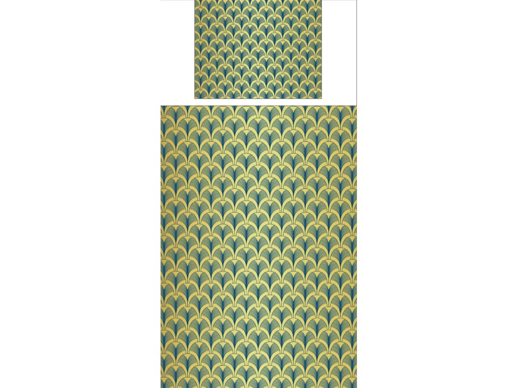 Povlečení s potiskem Art Deco Gold Shelley