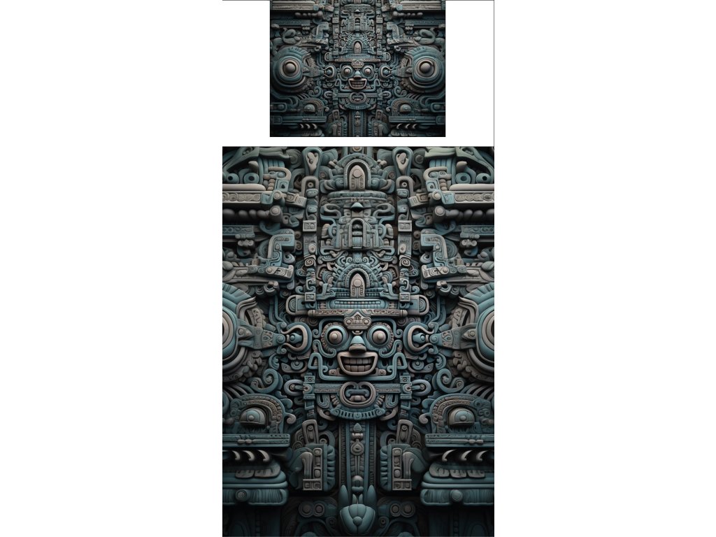 Povlečení s potiskem Aztékové