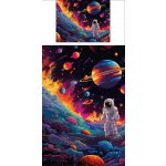 Povlečení s potiskem Barevný Vesmír