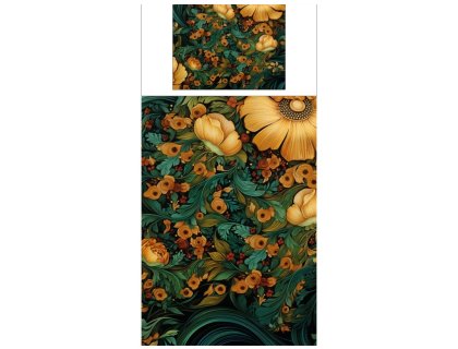 Povlečení s potiskem Byliny a květy