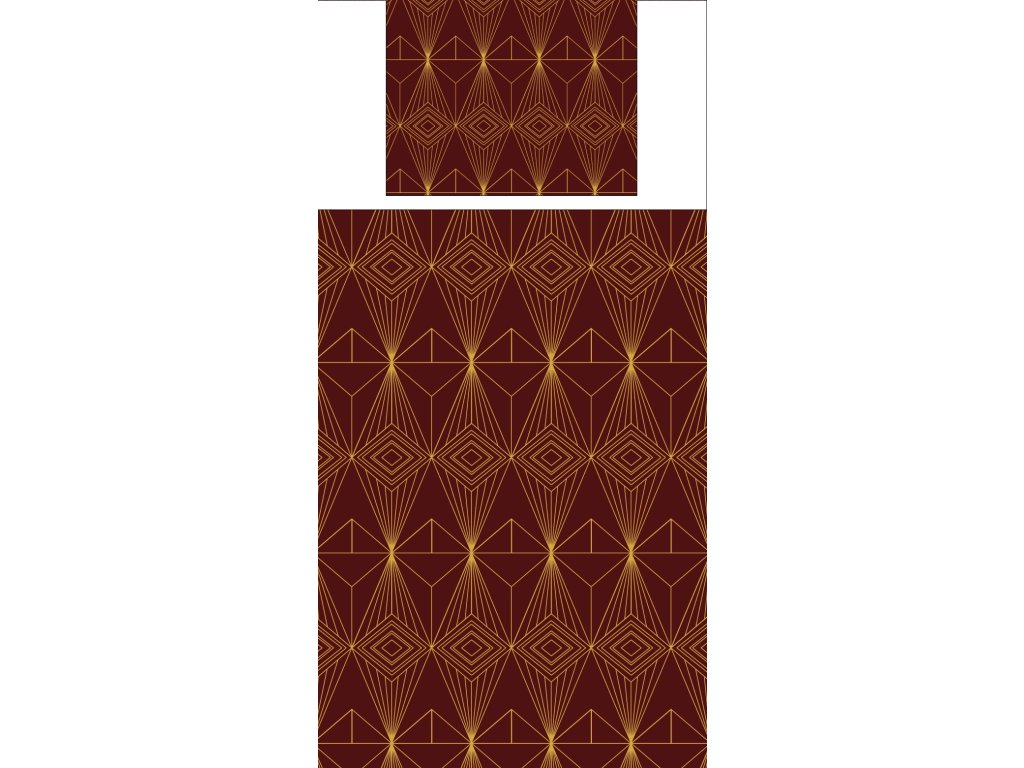 Povlečení s potiskem Červený diamant