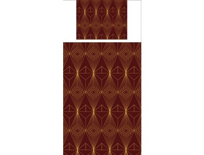 Povlečení s potiskem Červený diamant