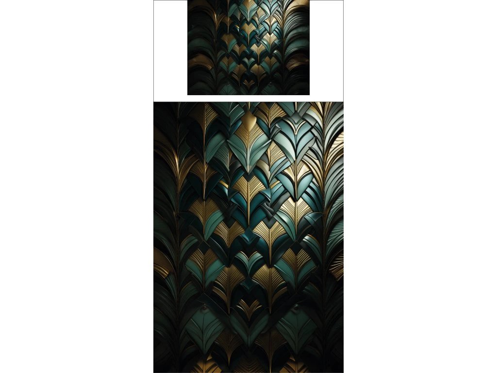 Povlečení s potiskem Deco šupiny