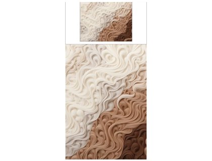 Povlečení s potiskem Hustá vlákna