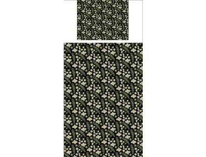 Povlečení s potiskem Krajkové květy