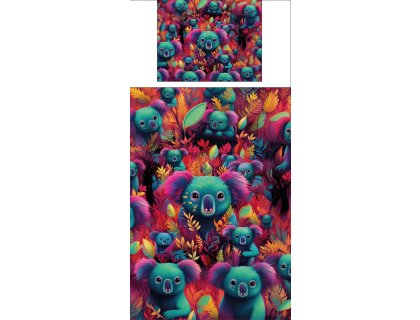 Povlečení s potiskem Mystické koaly