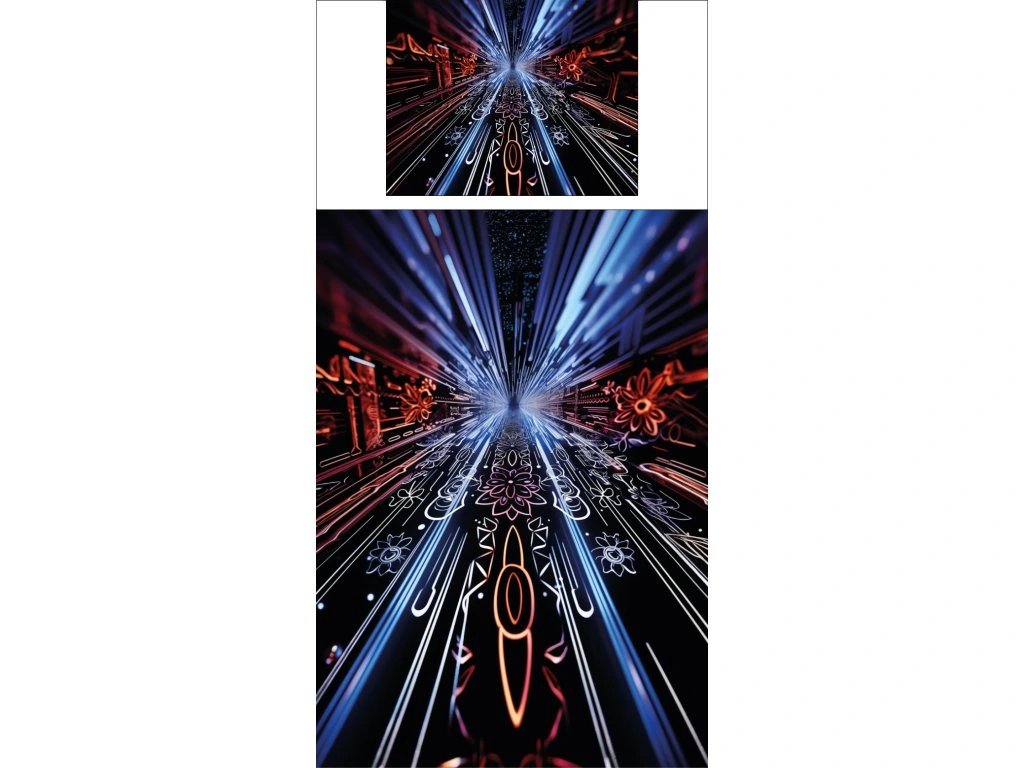 Povlečení s potiskem Neon