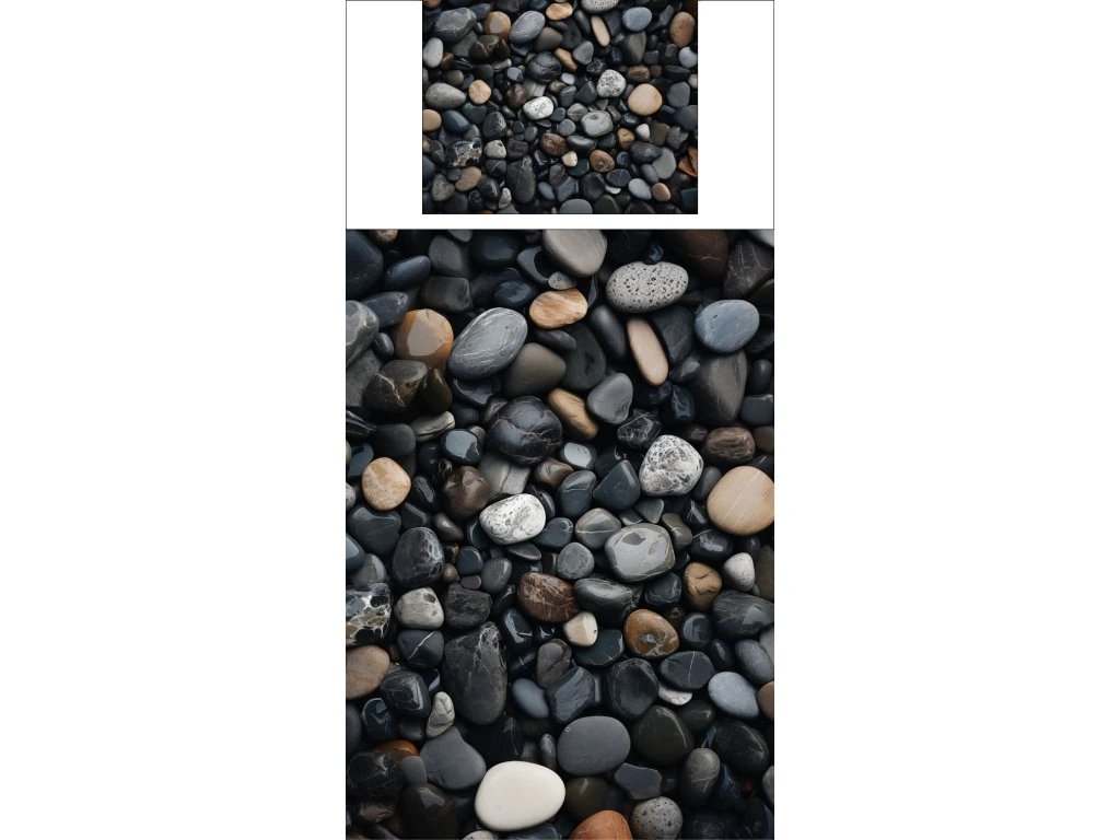 Povlečení s potiskem Oblázky