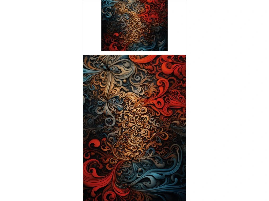 Povlečení s potiskem Rokoko