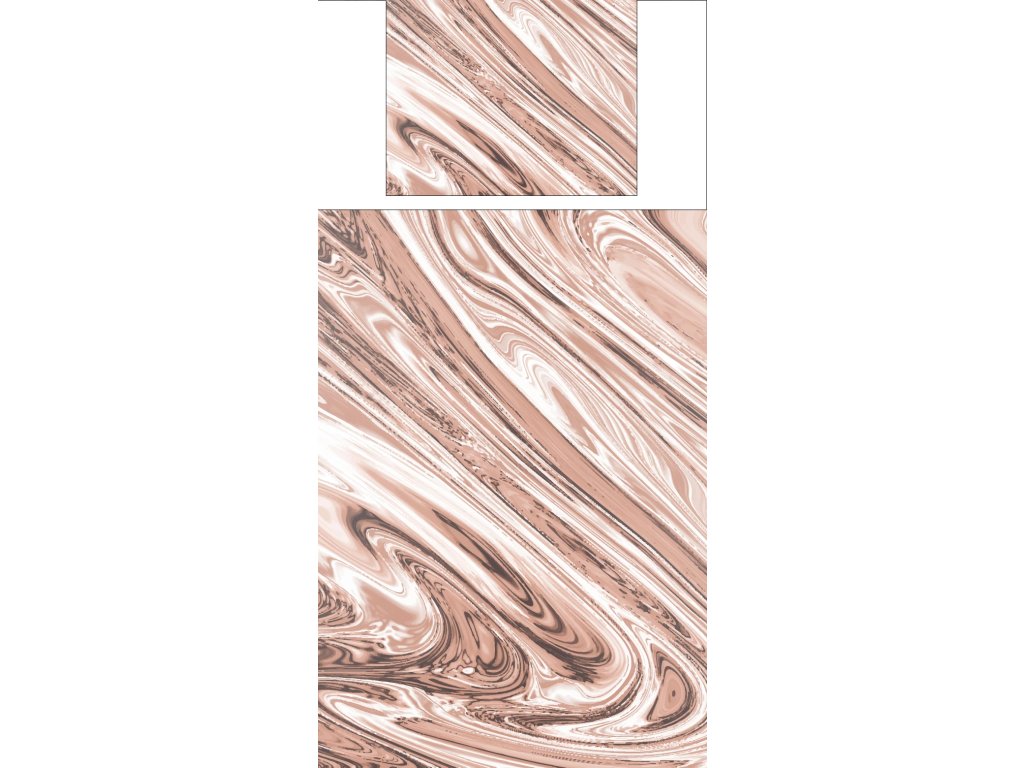 Povlečení s potiskem Saturnový mramor