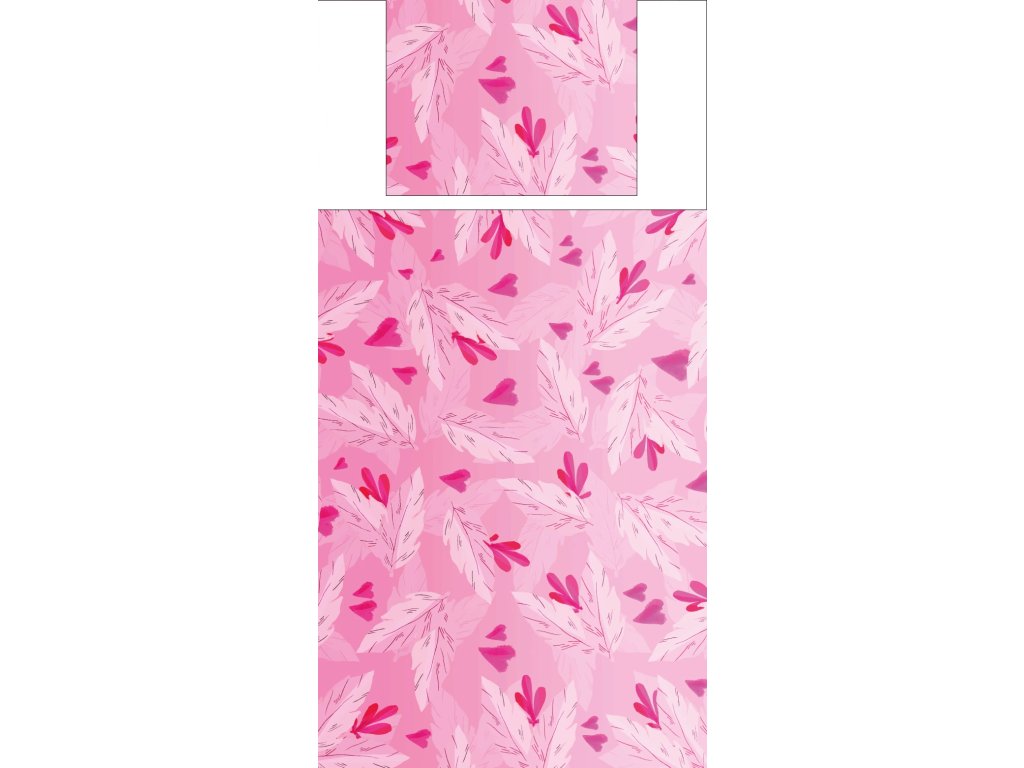 Povlečení s potiskem Valentýn je tu