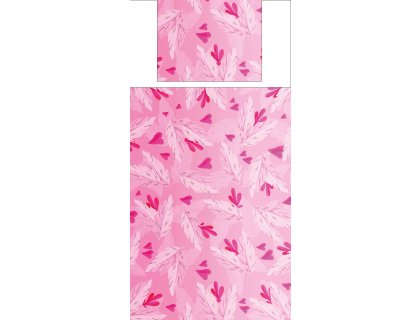 Povlečení s potiskem Valentýn je tu