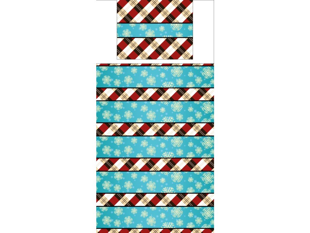 Povlečení s potiskem Vánoce 1