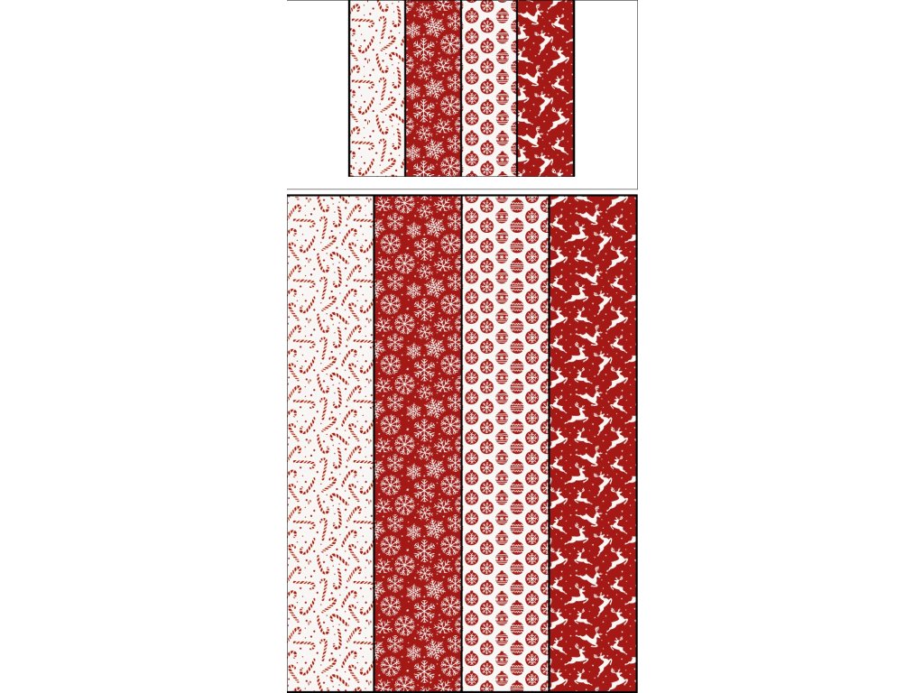 Povlečení s potiskem Vánoce 2