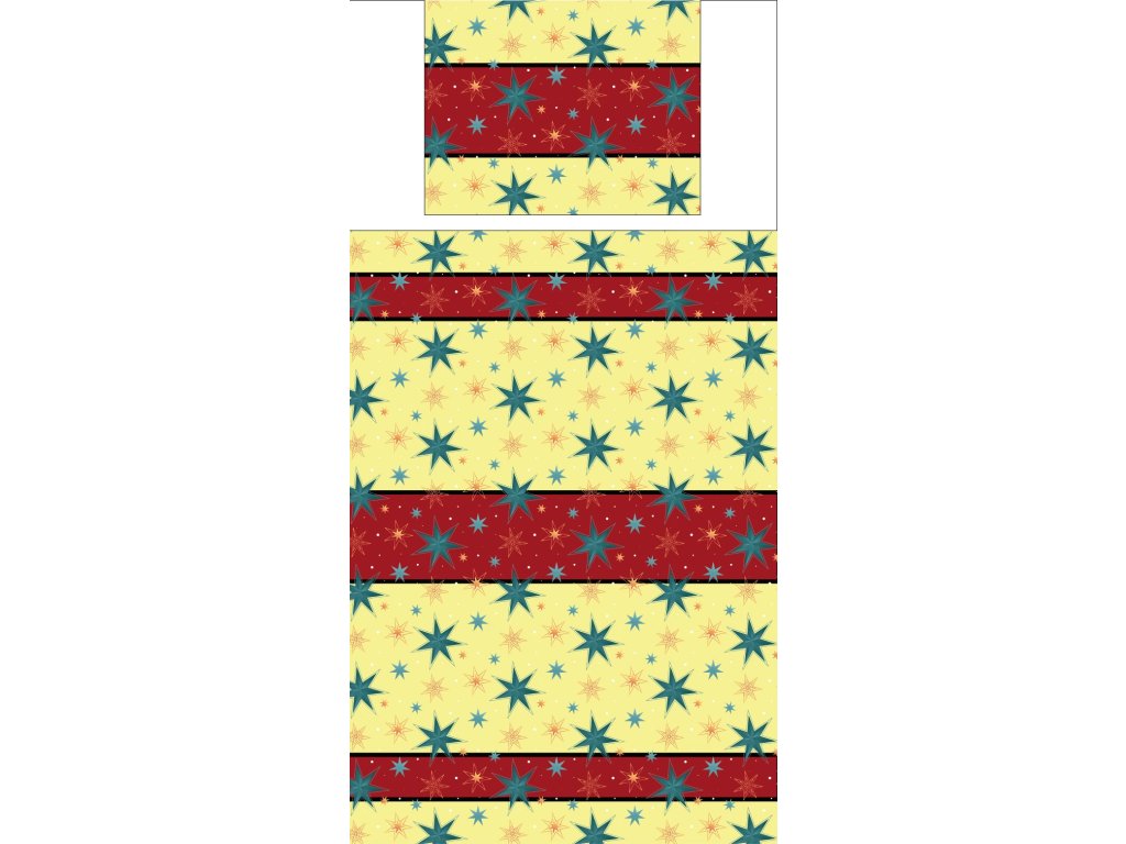 Povlečení s potiskem Vánoce 8