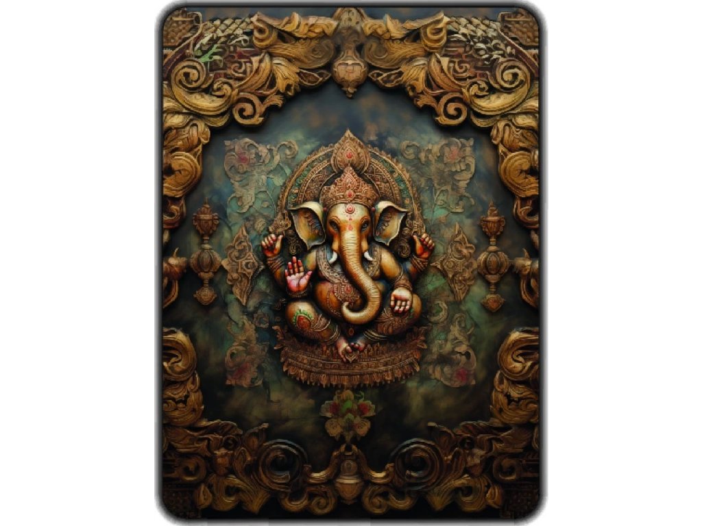 Přikrývka s potiskem  Ganéša