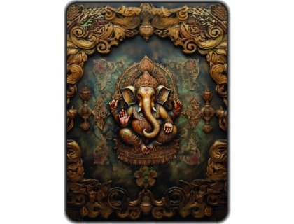 Přikrývka s potiskem  Ganéša