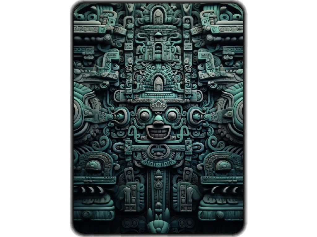 Přikrývka s potiskem Aztékové